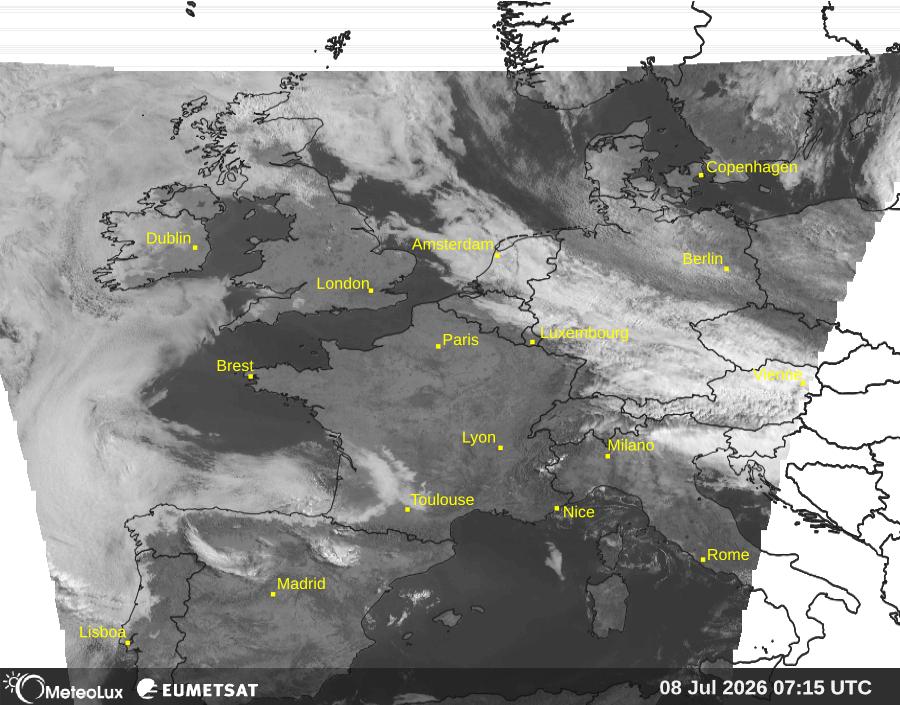 Wiedergabe von visuellen Satellitenbildern