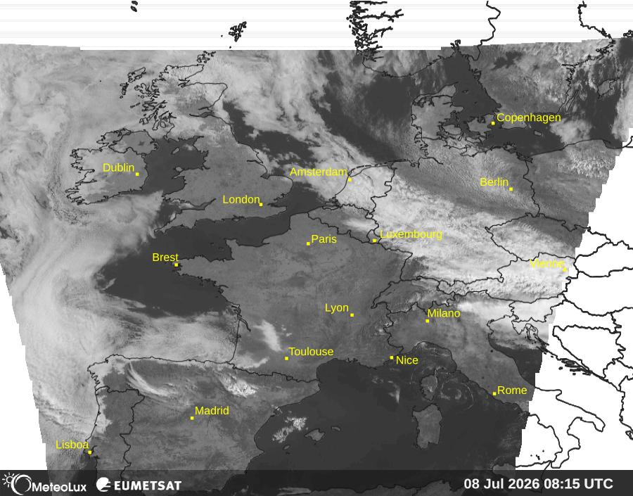 Wiedergabe von visuellen Satellitenbildern