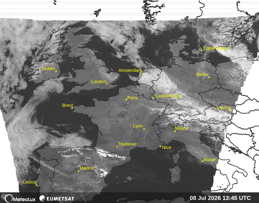 Wiedergabe von visuellen Satellitenbildern