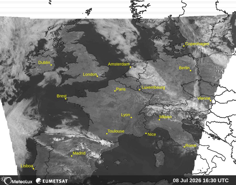 Wiedergabe von visuellen Satellitenbildern