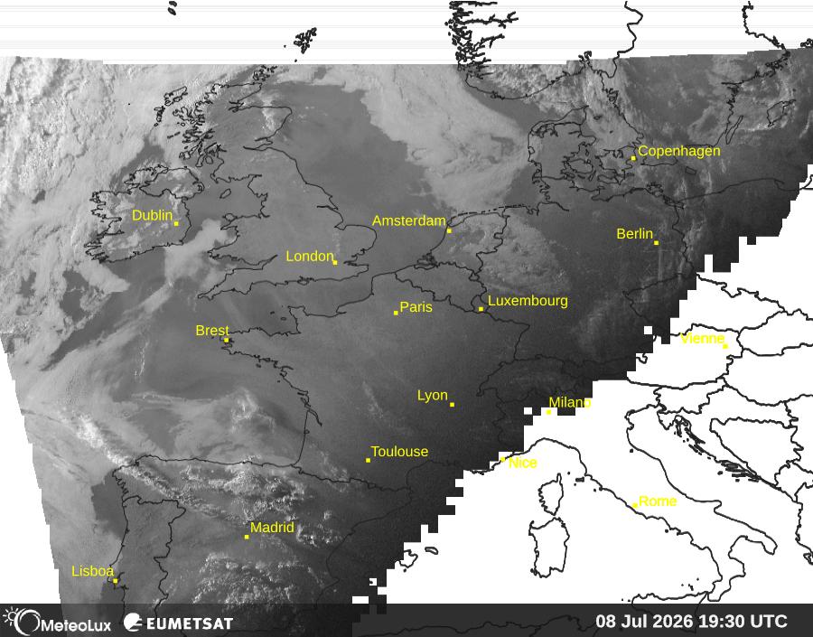 Wiedergabe von visuellen Satellitenbildern