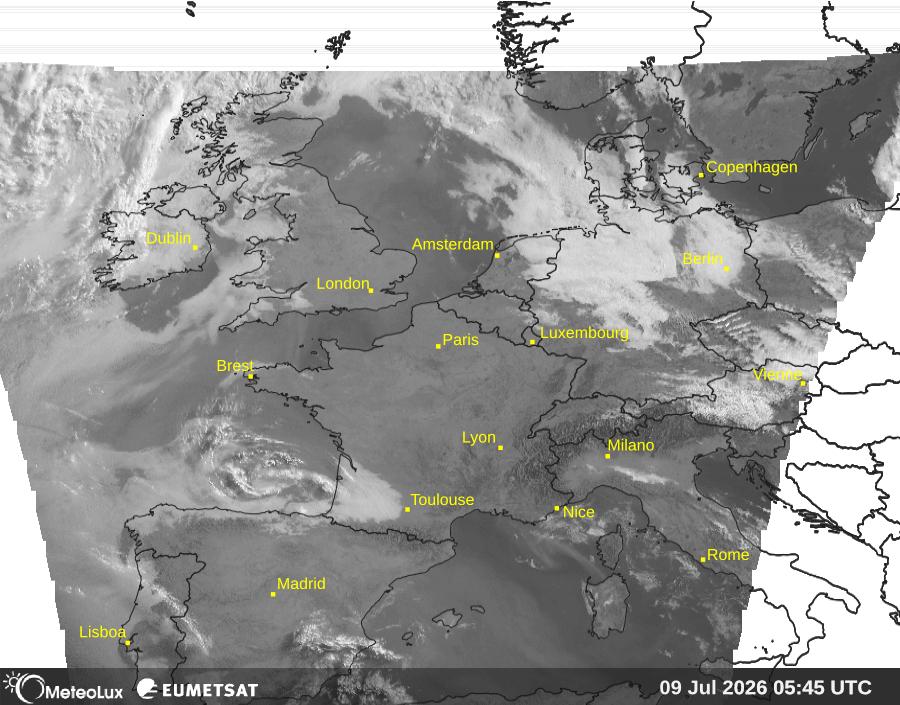 Wiedergabe von visuellen Satellitenbildern