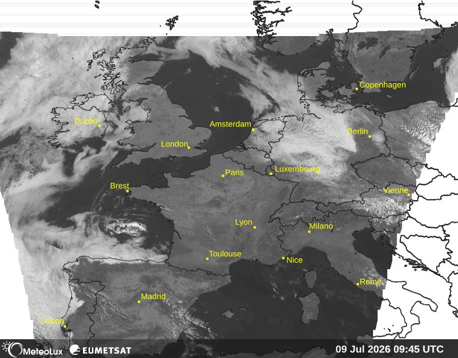 Wiedergabe von visuellen Satellitenbildern