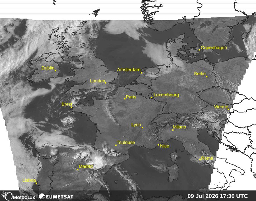 Wiedergabe von visuellen Satellitenbildern