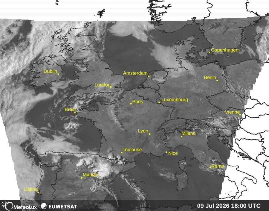 Wiedergabe von visuellen Satellitenbildern