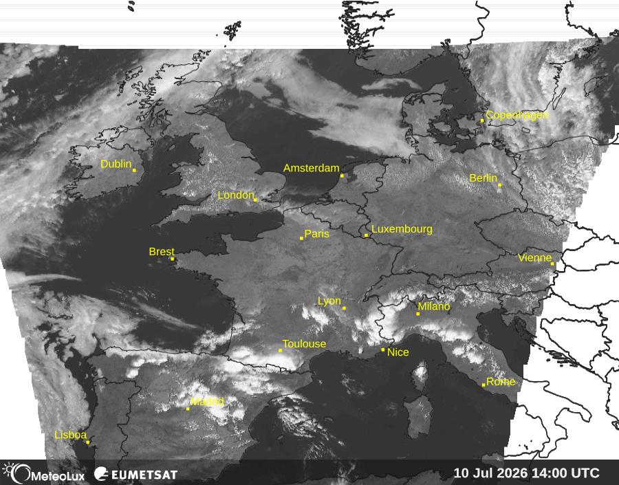 Wiedergabe von visuellen Satellitenbildern