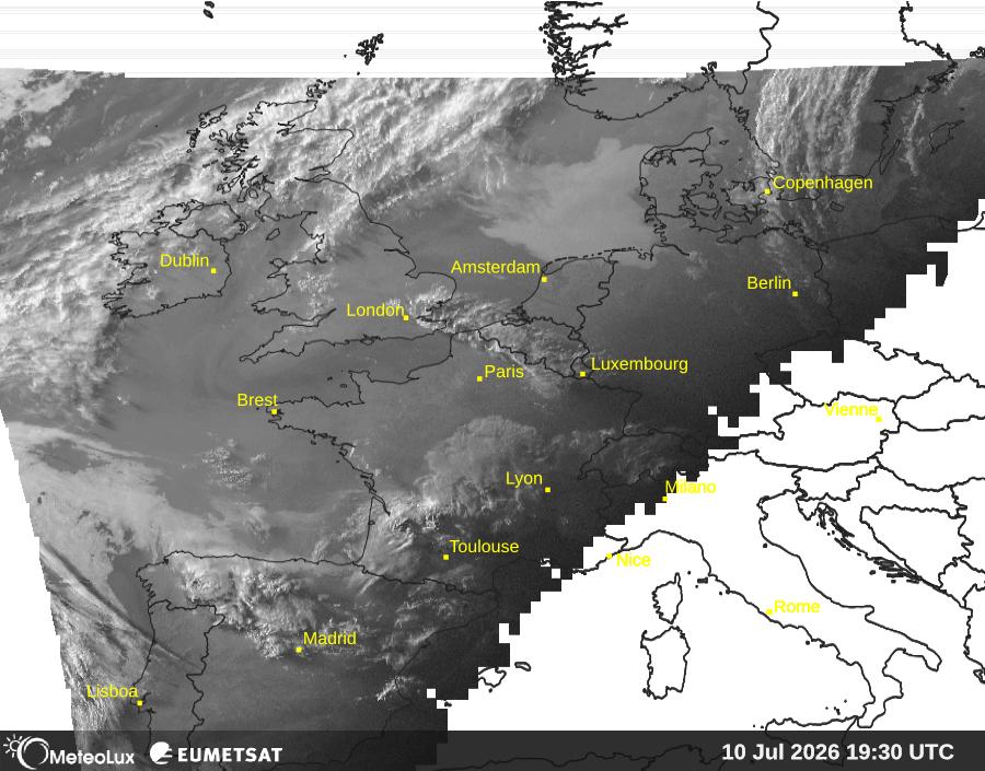 Wiedergabe von visuellen Satellitenbildern