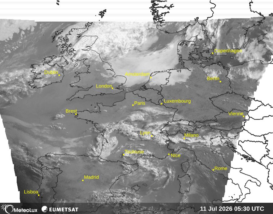 Wiedergabe von visuellen Satellitenbildern