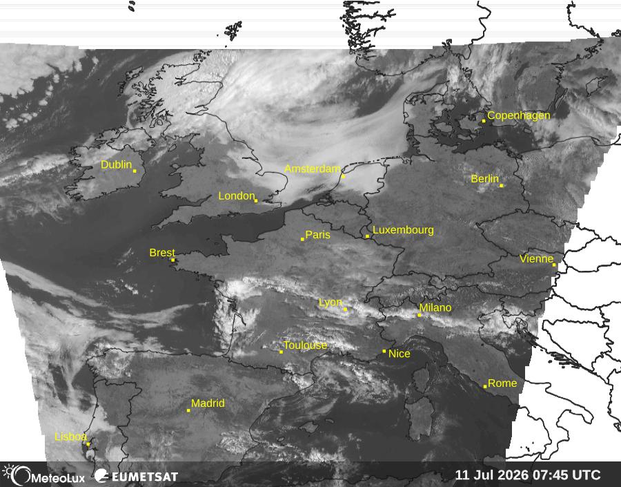 Wiedergabe von visuellen Satellitenbildern