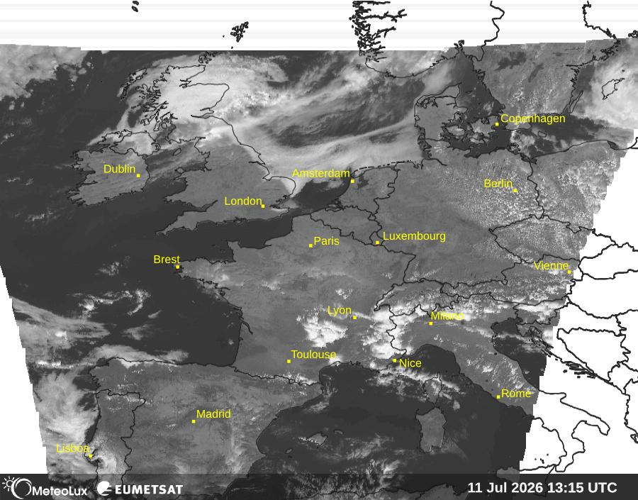 Wiedergabe von visuellen Satellitenbildern