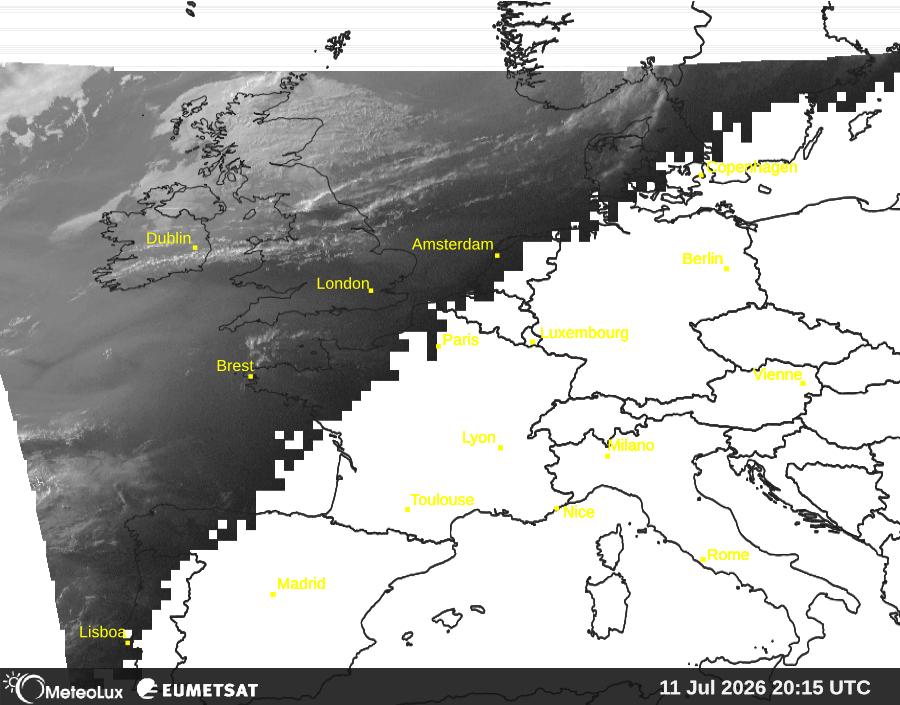 Wiedergabe von visuellen Satellitenbildern