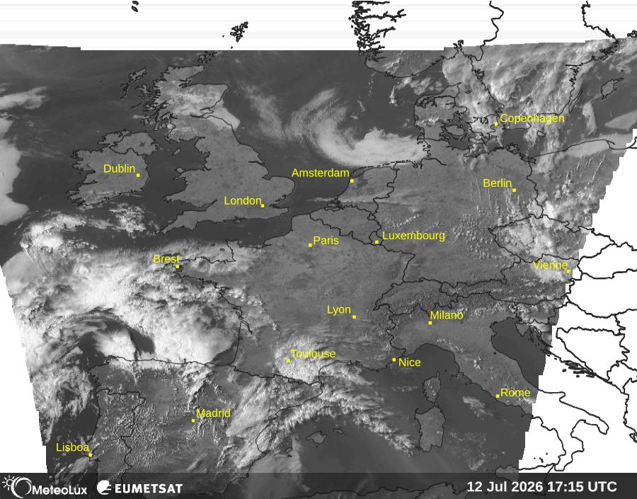 Wiedergabe von visuellen Satellitenbildern