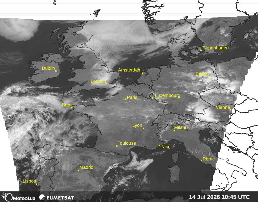 Wiedergabe von visuellen Satellitenbildern