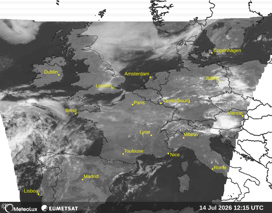 Wiedergabe von visuellen Satellitenbildern