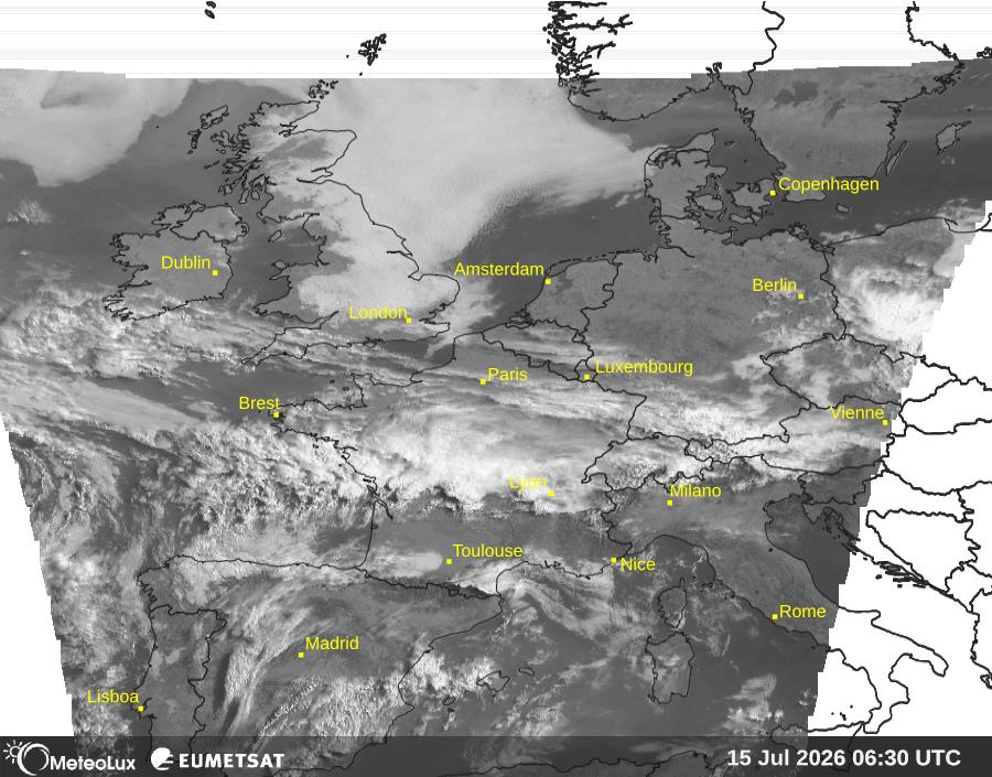 Wiedergabe von visuellen Satellitenbildern