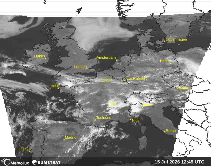 Wiedergabe von visuellen Satellitenbildern