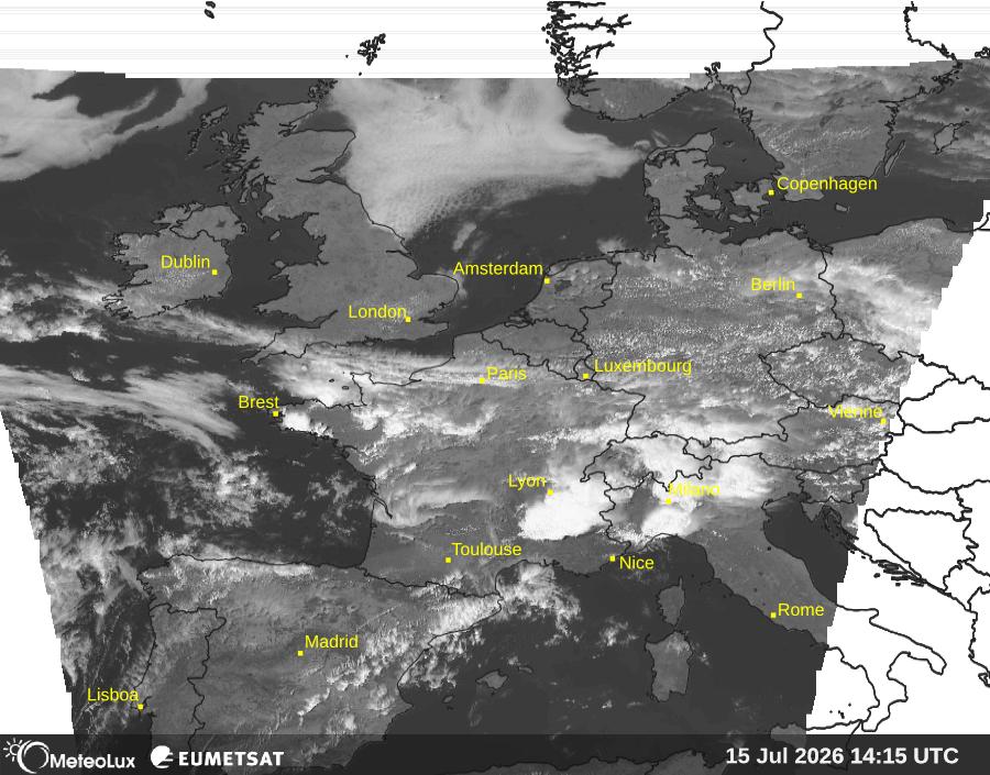 Wiedergabe von visuellen Satellitenbildern