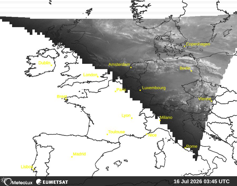 Wiedergabe von visuellen Satellitenbildern