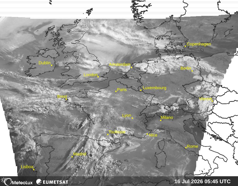 Wiedergabe von visuellen Satellitenbildern