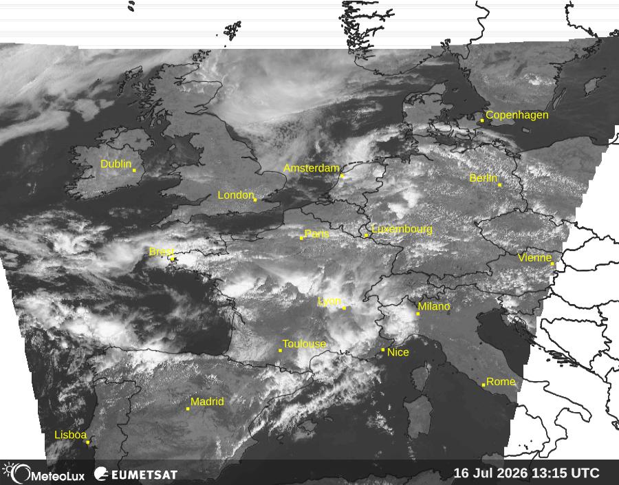 Wiedergabe von visuellen Satellitenbildern