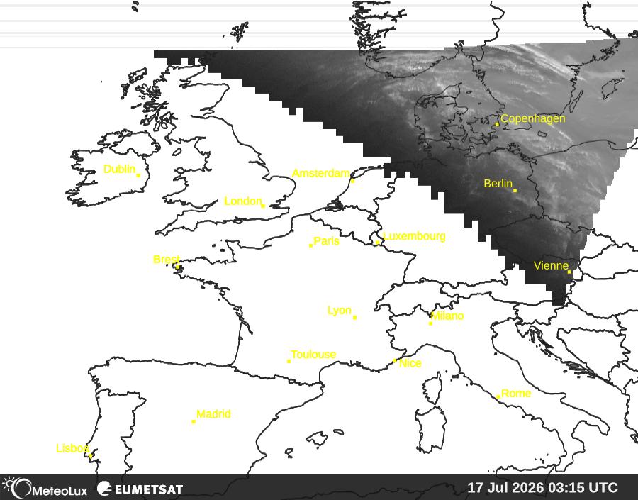 Wiedergabe von visuellen Satellitenbildern