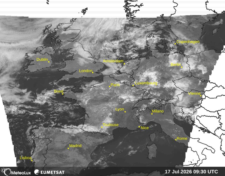 Wiedergabe von visuellen Satellitenbildern