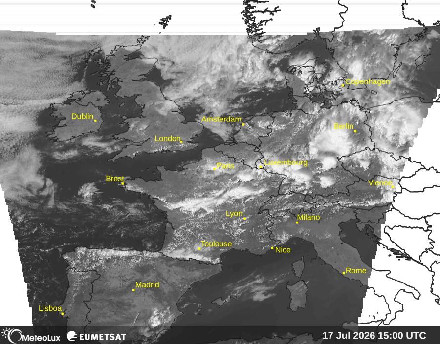 Wiedergabe von visuellen Satellitenbildern
