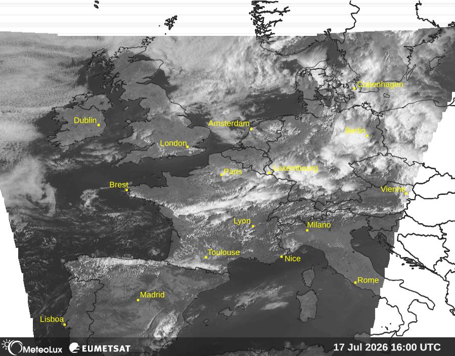 Wiedergabe von visuellen Satellitenbildern