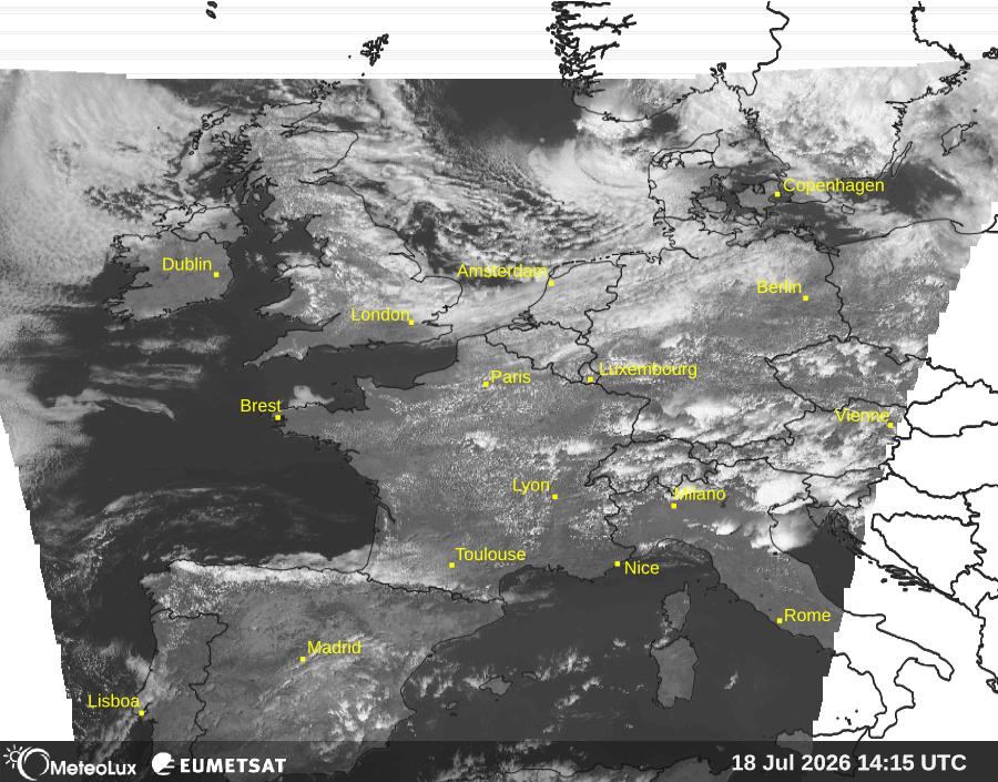 Wiedergabe von visuellen Satellitenbildern