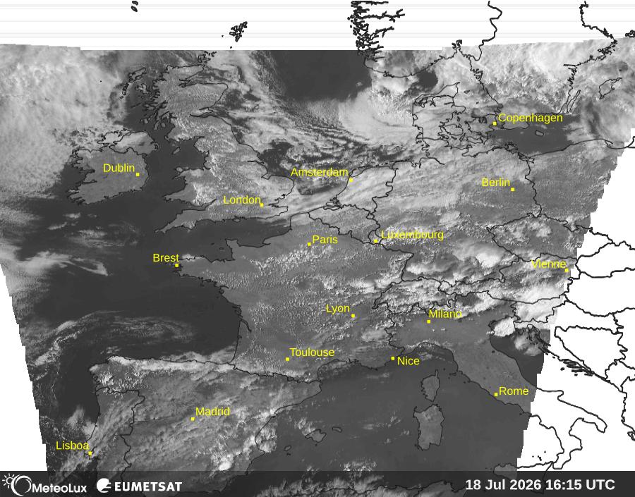 Wiedergabe von visuellen Satellitenbildern