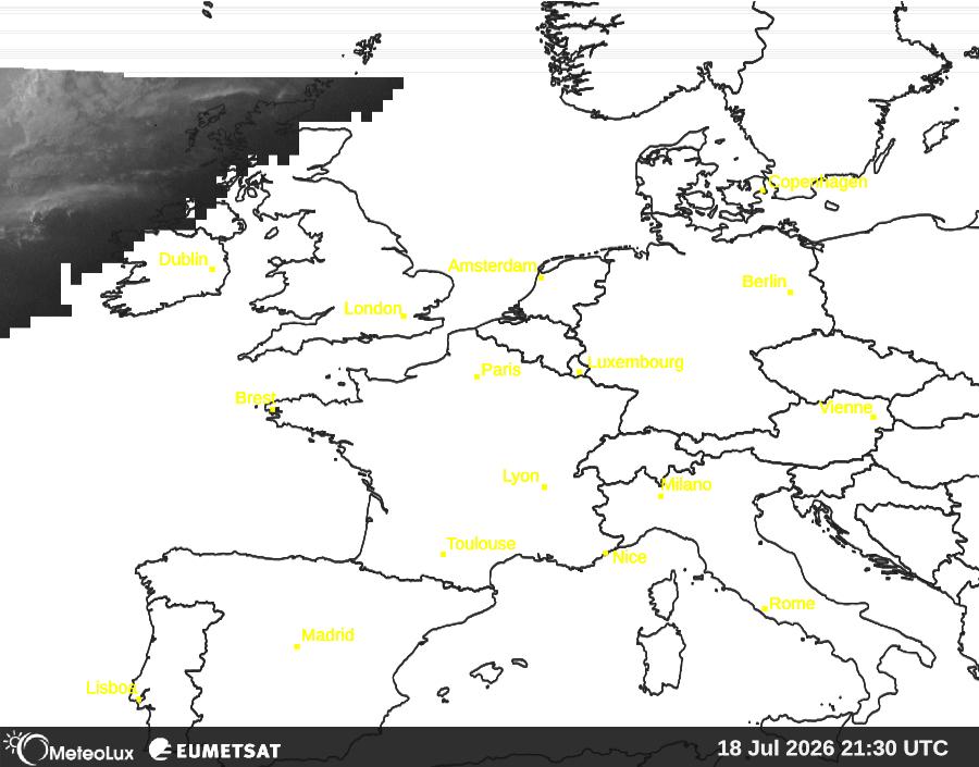 Wiedergabe von visuellen Satellitenbildern