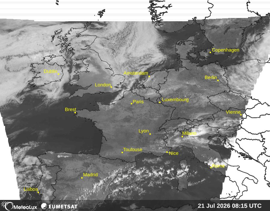 Wiedergabe von visuellen Satellitenbildern