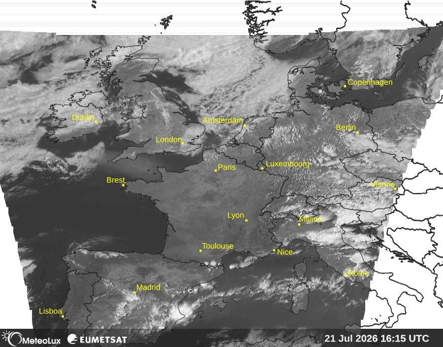 Wiedergabe von visuellen Satellitenbildern