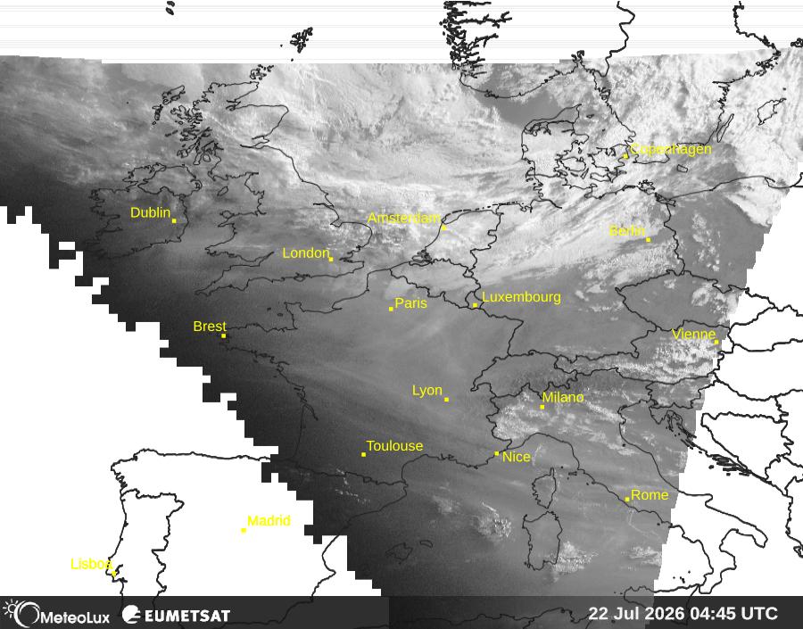 Wiedergabe von visuellen Satellitenbildern
