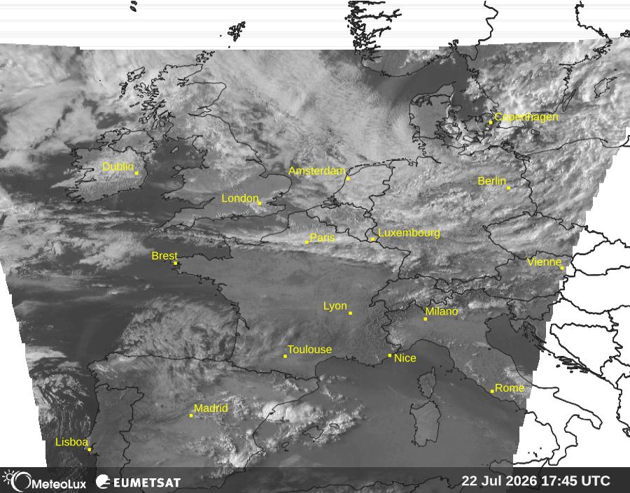 Wiedergabe von visuellen Satellitenbildern