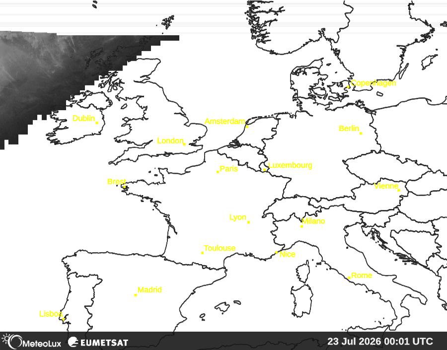 Wiedergabe von visuellen Satellitenbildern
