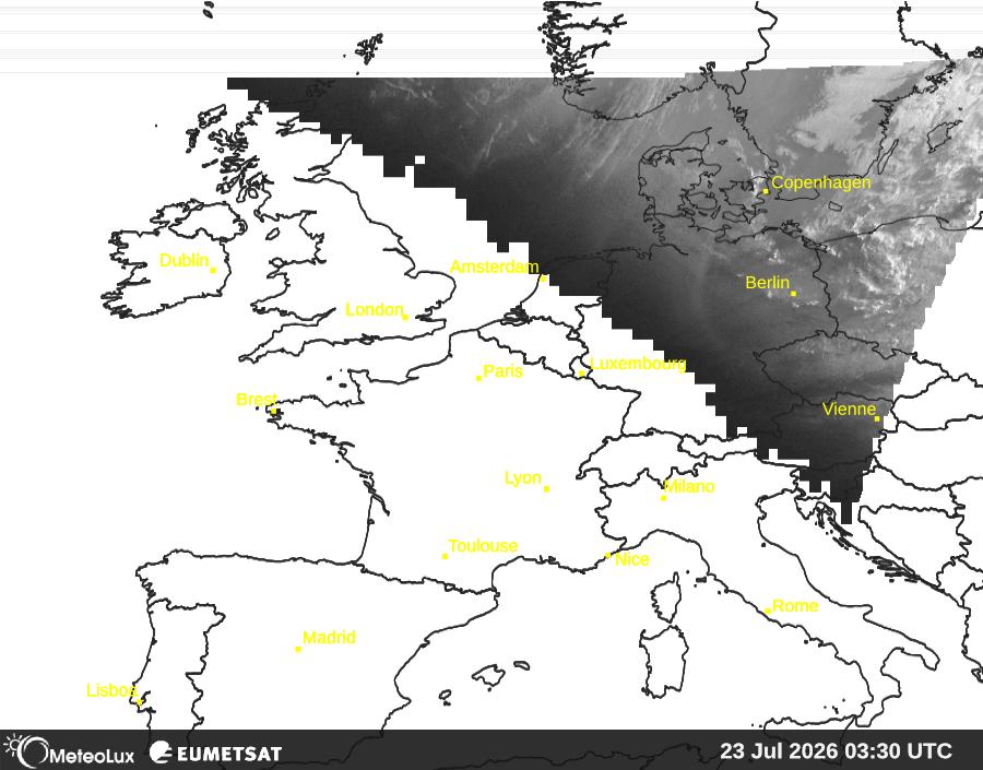 Wiedergabe von visuellen Satellitenbildern