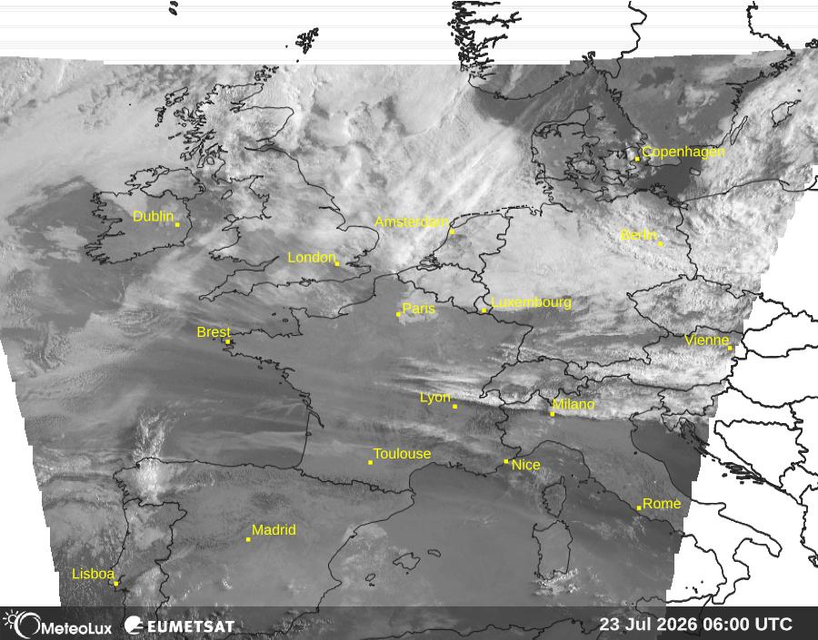 Wiedergabe von visuellen Satellitenbildern