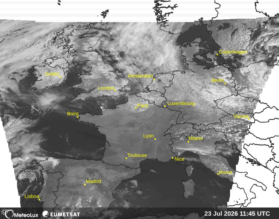 Wiedergabe von visuellen Satellitenbildern