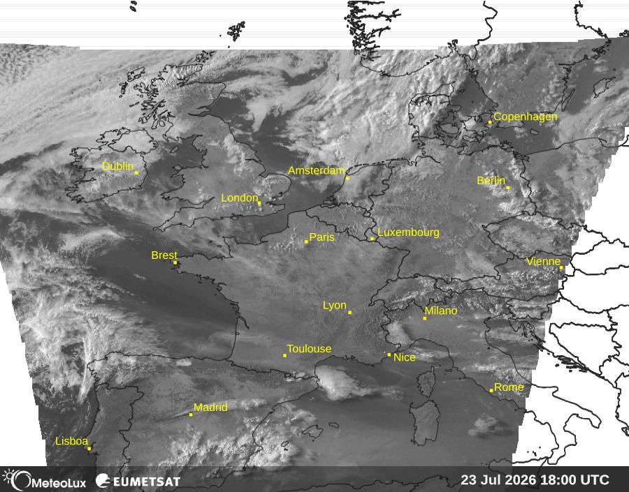 Wiedergabe von visuellen Satellitenbildern
