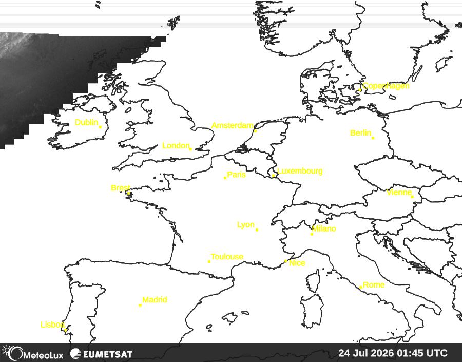 Wiedergabe von visuellen Satellitenbildern