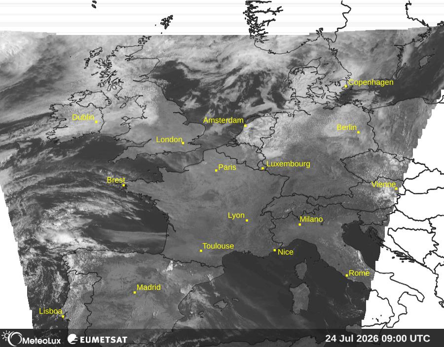 Wiedergabe von visuellen Satellitenbildern