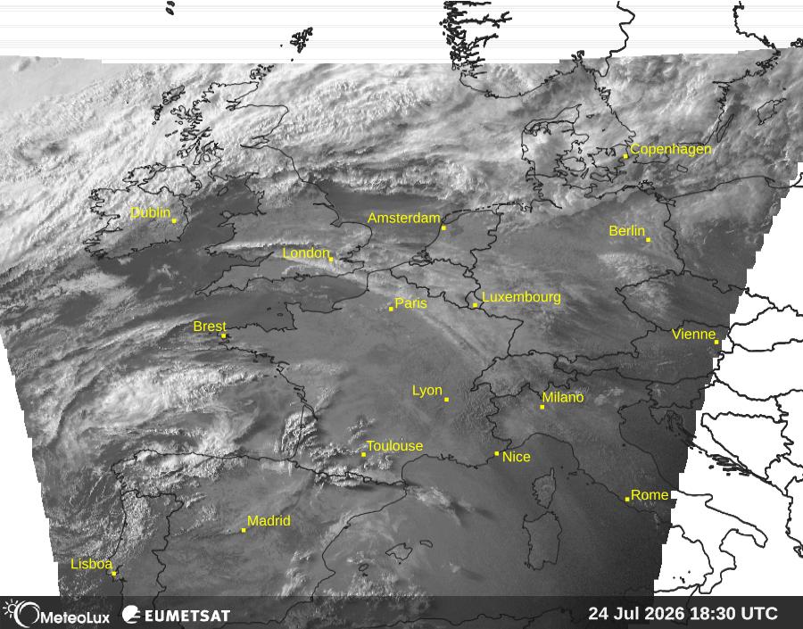 Wiedergabe von visuellen Satellitenbildern