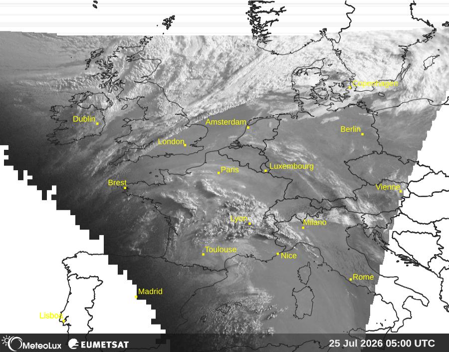 Wiedergabe von visuellen Satellitenbildern