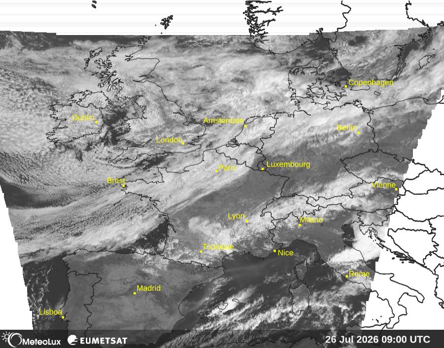 Wiedergabe von visuellen Satellitenbildern