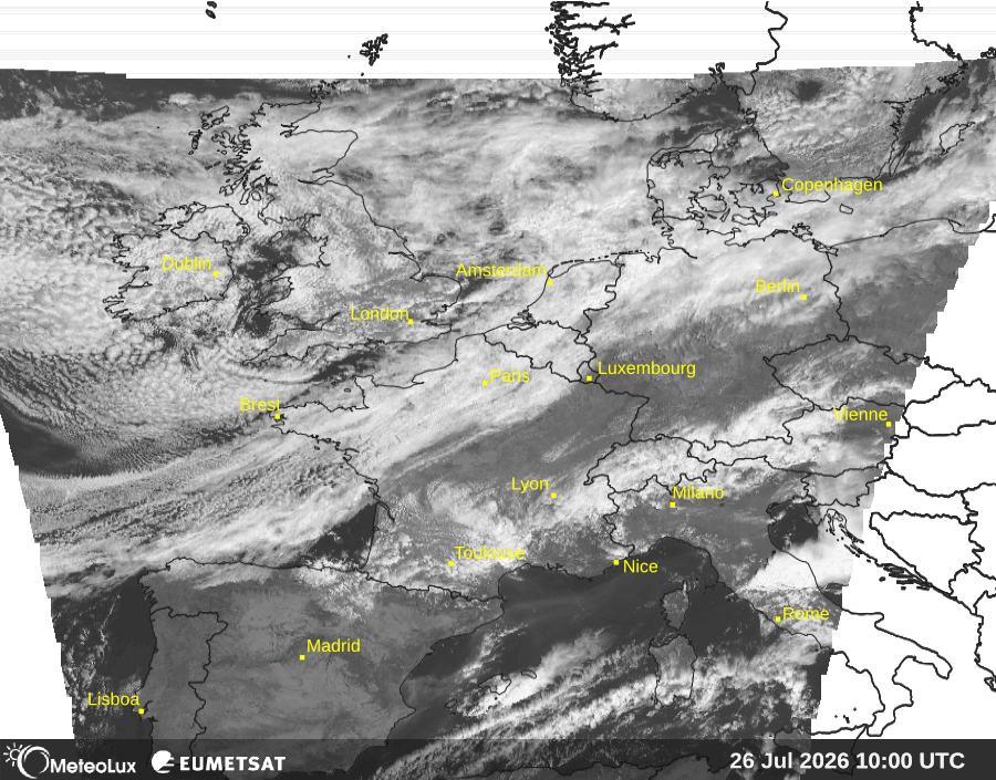 Wiedergabe von visuellen Satellitenbildern
