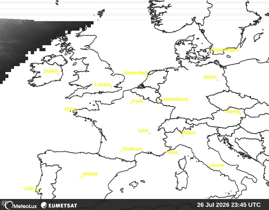 Wiedergabe von visuellen Satellitenbildern