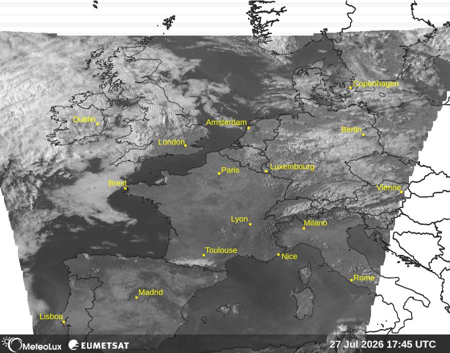 Wiedergabe von visuellen Satellitenbildern