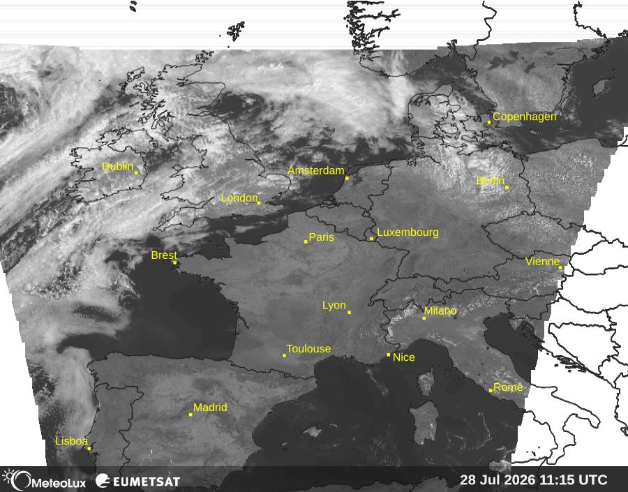 Wiedergabe von visuellen Satellitenbildern