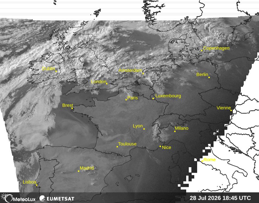 Wiedergabe von visuellen Satellitenbildern